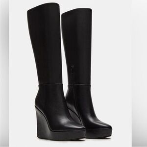 Steve Madden Black Heeled Boots